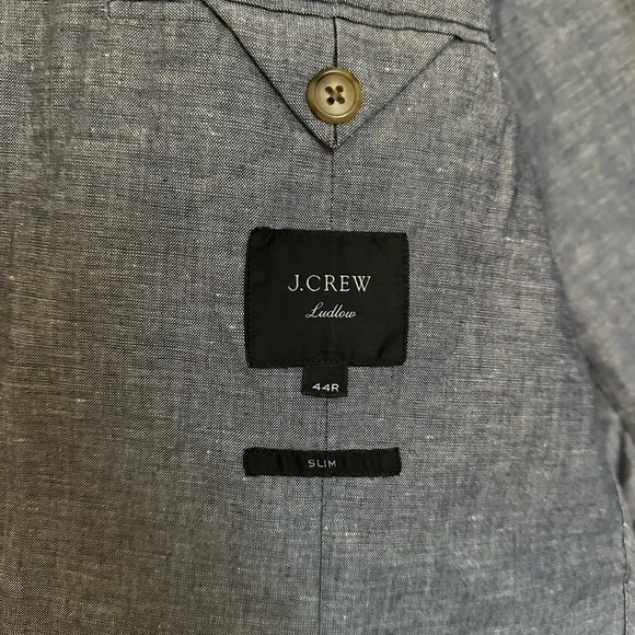 J.Crew Ludlow Slim Fit Chambray Suit